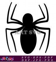 Spider Silhouette Illustration Halloween Horror SVG