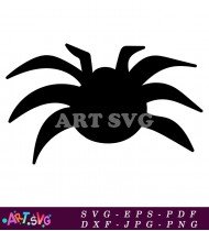 Spider Silhouette Clipart Design Vector Illustration SVG