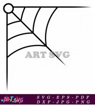 Web spider design black and white icon SVG