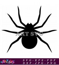 Spider Clipart Free Download Black and White SVG