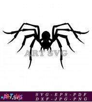 Black Spider Clip Art For Website Design SVG