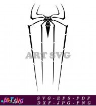 Spider Web Black And White Clip Art SVG