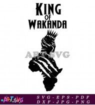 King Of Wakanda Black Panther SVG