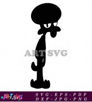 Spongebob Squarepants Cartoon Character Squidward SVG 8