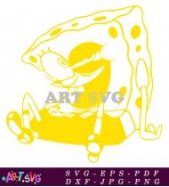 Spongebob Squarepants Cartoon Character Illustration Vector Art SVG 2