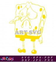 Spongebob Squarepants Cartoon Character Illustration Vector Art SVG 3