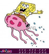 Cartoon Spongebob Character Vector Image Illustration SVG 10