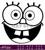 Spongebob Squarepants Cartoon Character Vector Illustration SVG 2