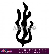 Abstract Seaweed Vector Illustration Design SVG