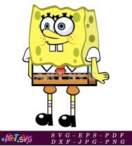 Spongebob Squarepants Cartoon Character Art SVG 1