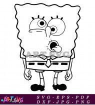 Coloring Pages Spongebob Squarepants Cartoon Printable SVG