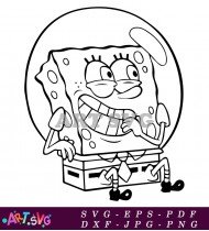 Funny Spongebob Squarepants Expression Cartoon Image SVG