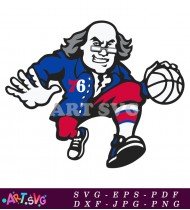 Philadelphia 76ers Basketball Team Logo SVG