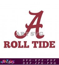 University Of Alabama Crimson Tide Logo Vector SVG