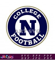 College Football Logo Design Template Vector SVG