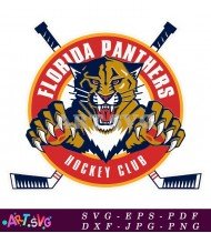 Florida Panthers Hockey Team Mascot SVG