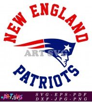 New England Patriots Logo NFL Team Design SVG 1