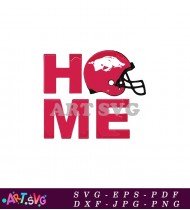 Home Football Team Logo Design SVG