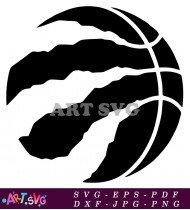 Toronto Raptors Basketball Logo Design SVG