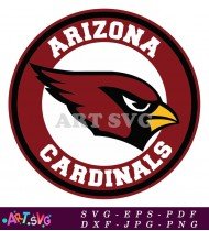 Arizona Cardinals Logo Bird Head Graphic SVG