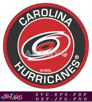 Carolina Hurricanes NHL Logo SVG