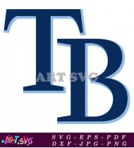 Tampa Bay Rays MLB Logo Vector Design SVG