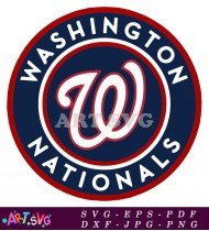 Washington Nationals Baseball Team Logo Vector SVG 1