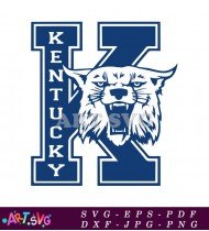 Kentucky Wildcats NCAA Basketball Team Logo SVG