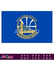 Golden State Warriors Basketball Team Logo SVG 1