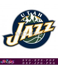 Utah Jazz NBA Logo SVG