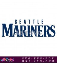 Seattle Mariners Baseball Team Logo Vector Art SVG