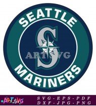 Seattle Mariners Baseball Logo SVG 2