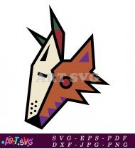 Arizona Coyotes Team Mascot Logo SVG 1