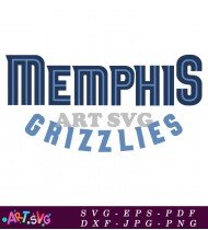 Memphis Grizzlies Team Logo NBA Basketball SVG