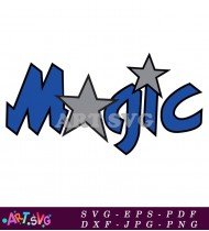 Orlando Magic Basketball Team Logo SVG 2