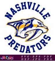 Nashville Predators NHL Team Logo SVG