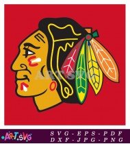 Chicago Blackhawks NHL Team Logo SVG