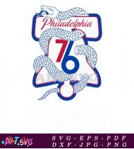 Philadelphia 76ers NBA Team Logo SVG 2