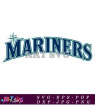 Seattle Mariners Baseball Team Logo Image SVG