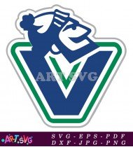 Vancouver Canucks NHL Logo Green Blue SVG 1