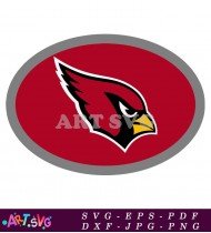 Arizona Cardinals NFL Team Logo Red Black SVG 1