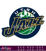 Utah Jazz Logo Design SVG