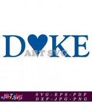 Duke Blue Devils NCAA Basketball Team Logo SVG