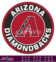 Arizona Diamondbacks MLB Baseball Team Logo SVG