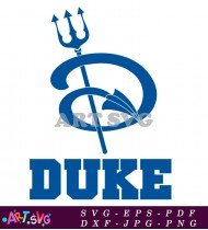 Duke Blue Devils Basketball Team Logo SVG 3