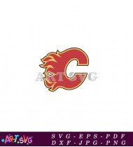 Calgary Flames Hockey Team Logo Vector SVG 1