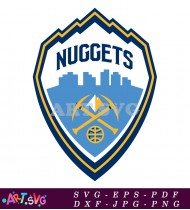 Denver Nuggets Team Logo Graphic SVG