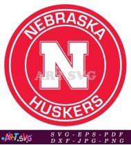 Nebraska Cornhuskers Logo Design SVG 2