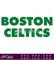 Boston Celtics Logo Basketball Sports Team SVG