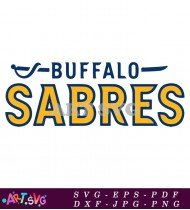 Buffalo Sabres Logo Design Hockey Team SVG